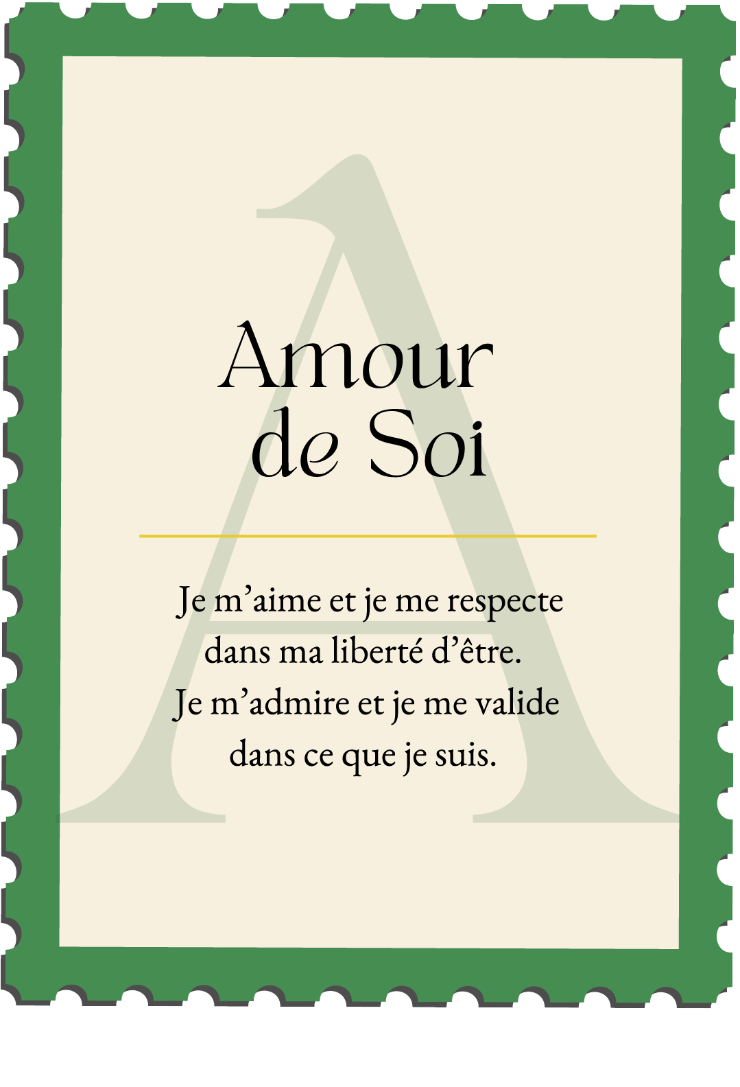 MUG TIMBRE - Amour de Soi - 'You are Loved'