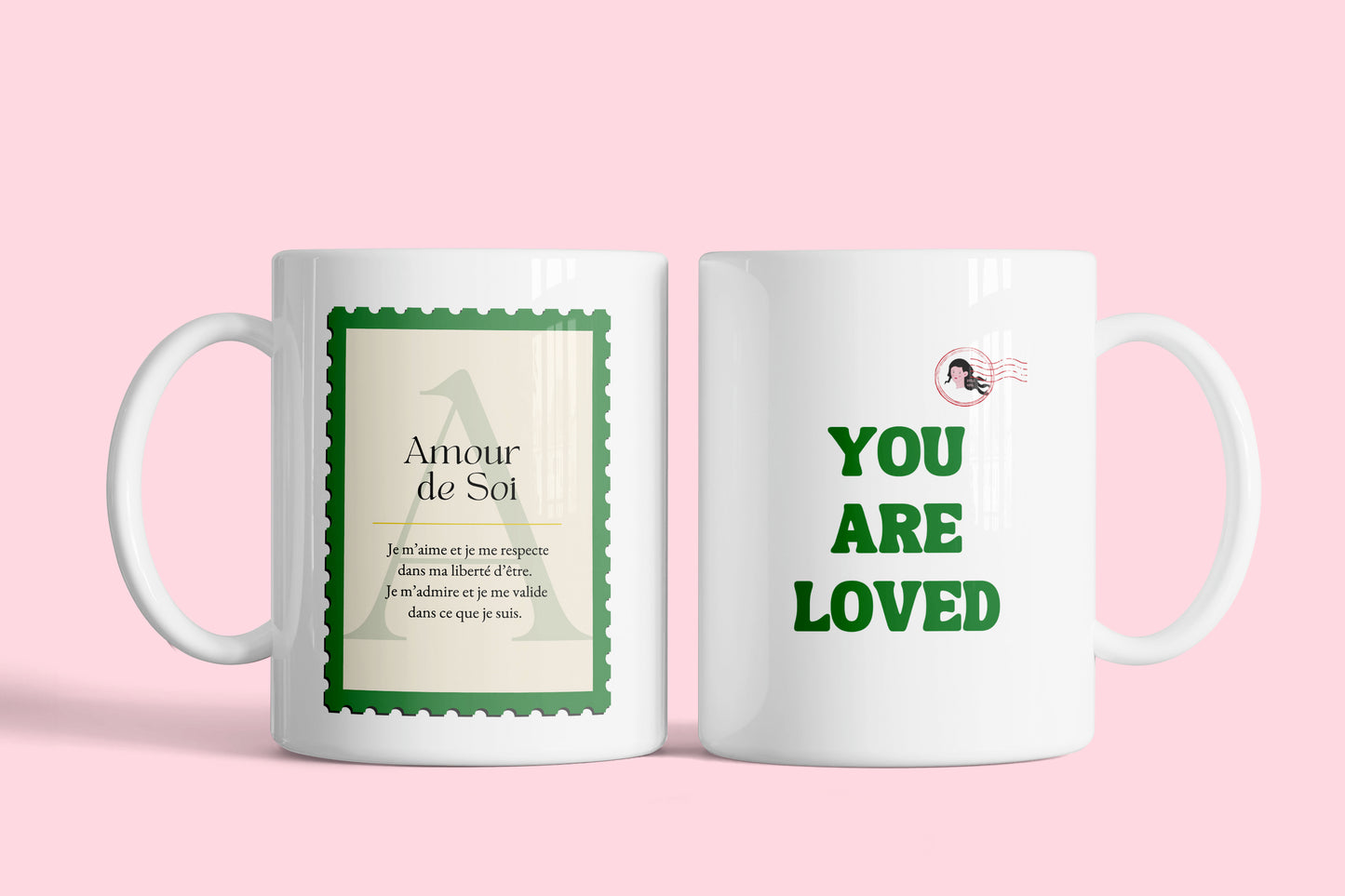 MUG TIMBRE - Amour de Soi - 'You are Loved'