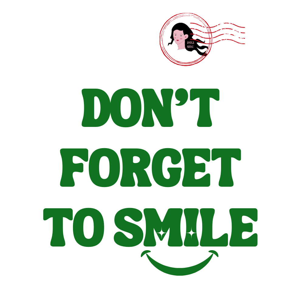 MUG TIMBRE - Joie - 'Don't forget to Smile'