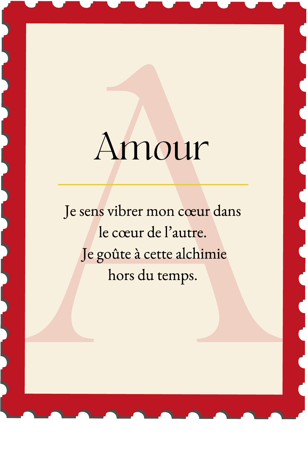 Mug-Timbre 'Amour' - 'L'amour de soi est la clef'