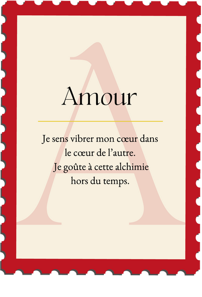 Mug-Timbre 'Amour' - 'L'amour de soi est la clef'