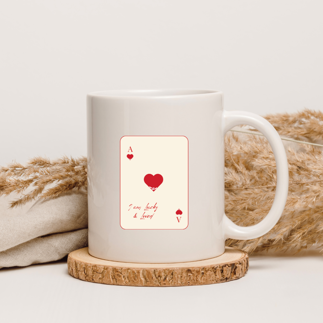 Mug 'Lucky and Loved'
