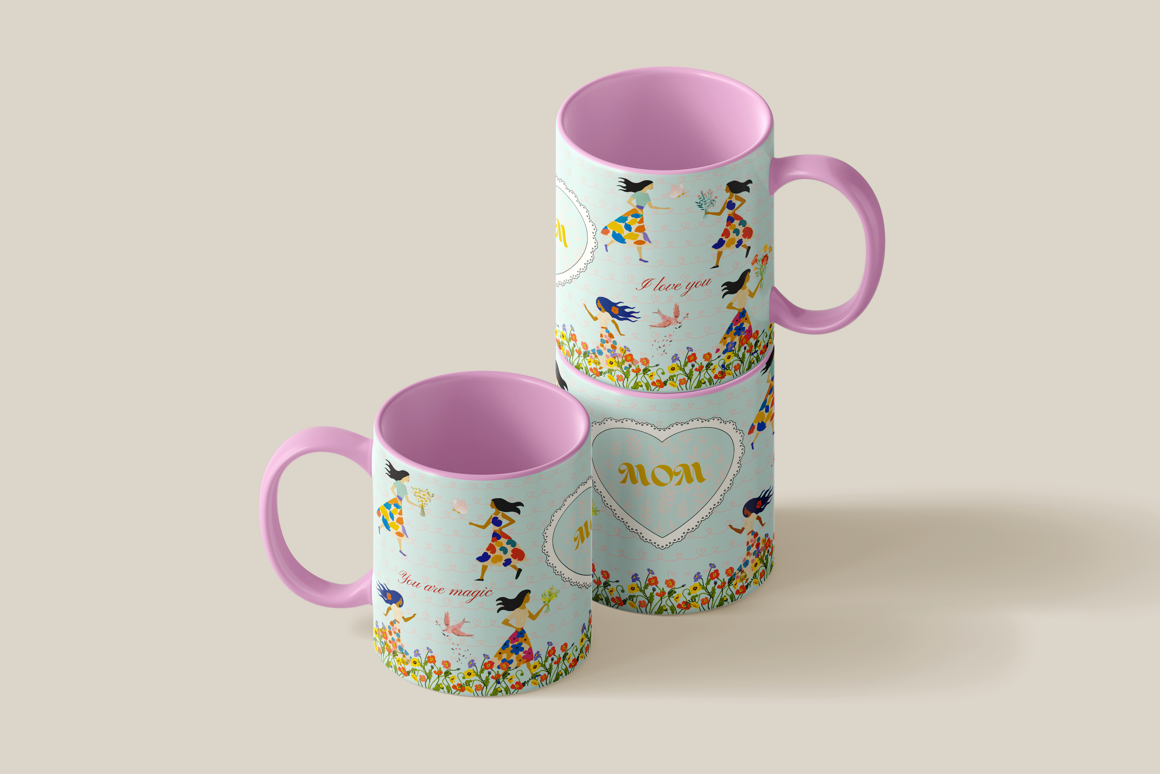 Mug 'Flower Power'