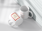 Mug-Timbre 'Amour' - 'L'amour de soi est la clef'