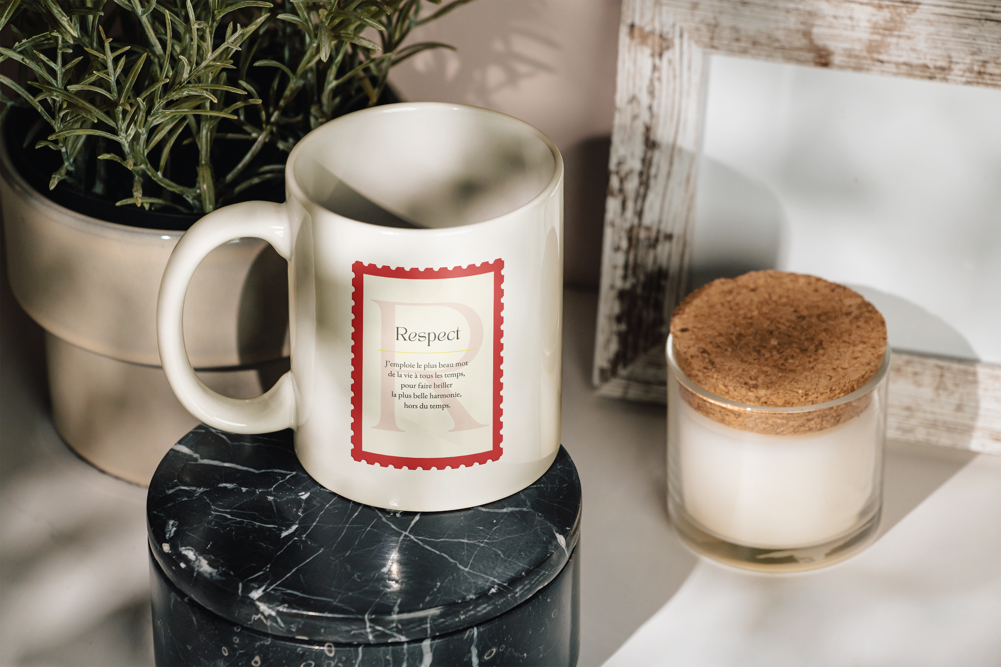 MUG TIMBRE - Respect