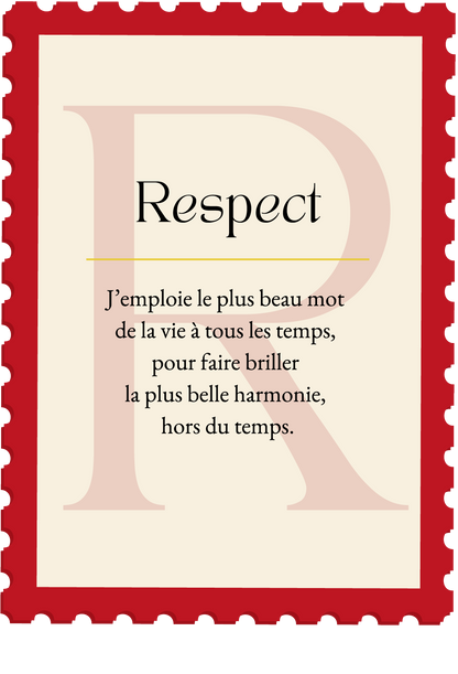 MUG TIMBRE - Respect