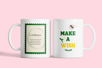 MUG TIMBRE - Confiance - 'Make A Wish' - Edition 2025