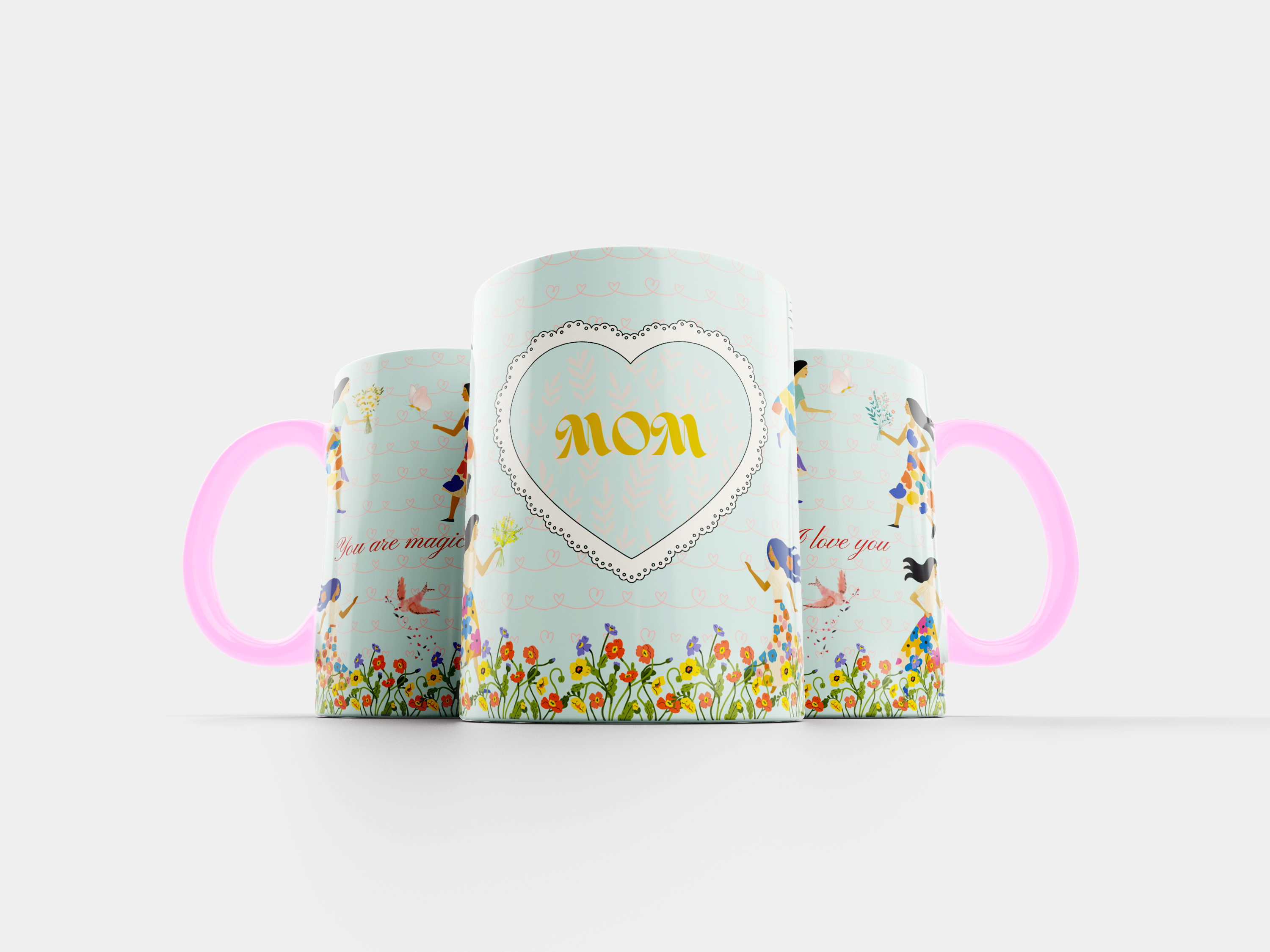 Mug 'Flower Power MAMA'